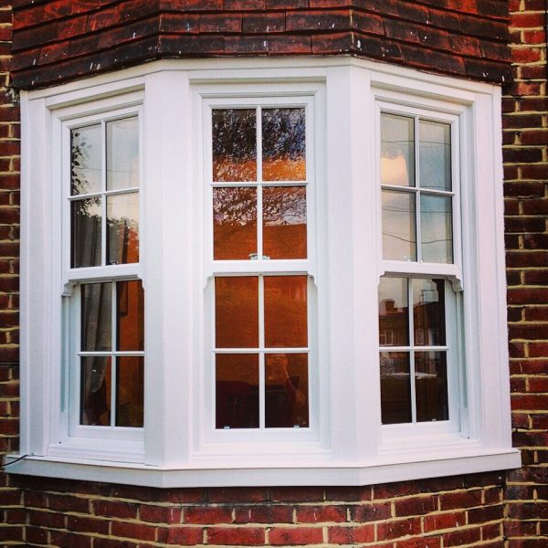 Sliding sash bay windows in Gloucester